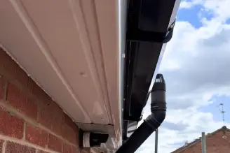 Guttering installation service by Holt Roofing Ltd in Derbyshire